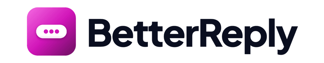 BetterReply lockup for light backgrounds